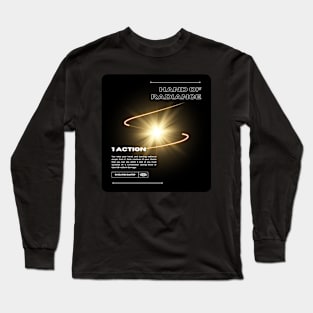 Hand of Radiance Modern Dnd Dungeons and Dragons 5e Long Sleeve T-Shirt